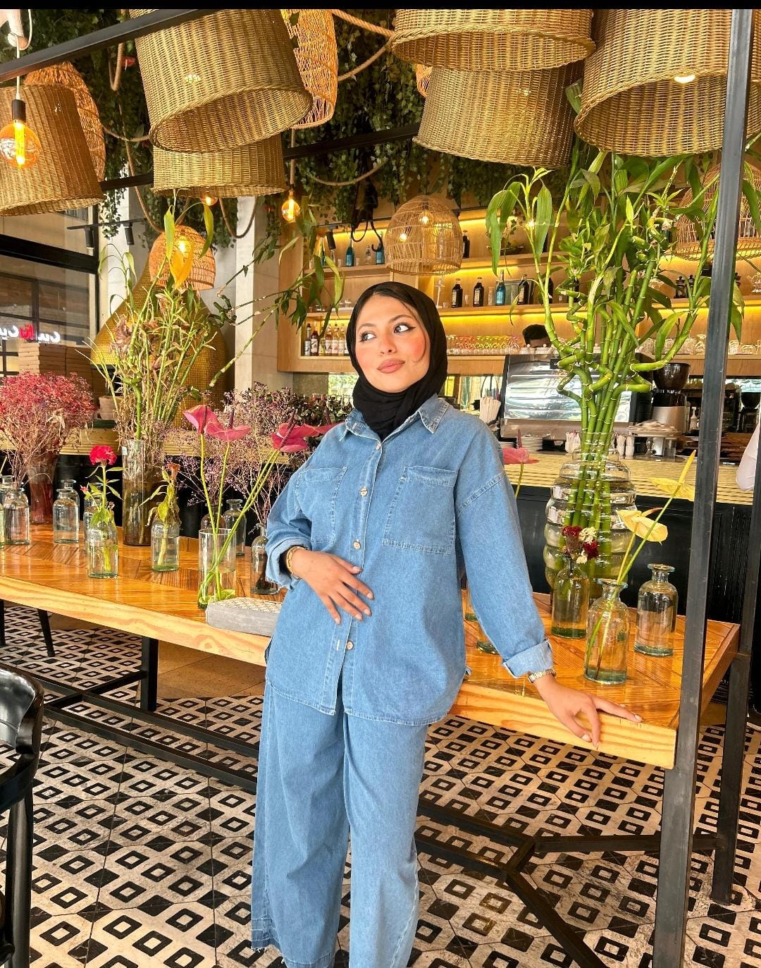 DENIM SUITE ( BLUE )