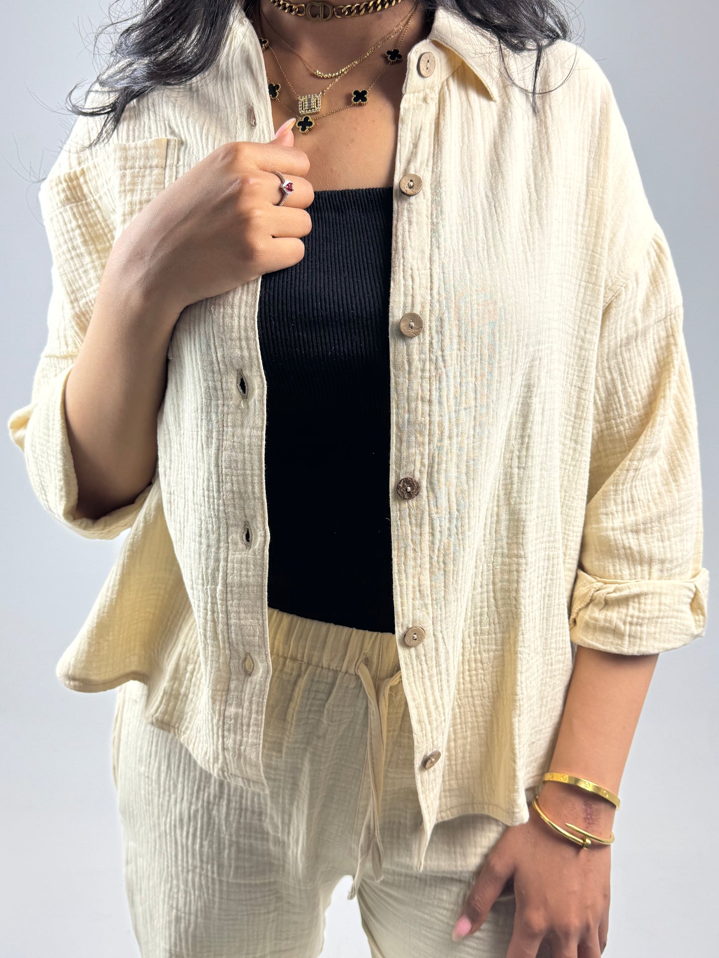 LINEN SUIT ( BEIGE )