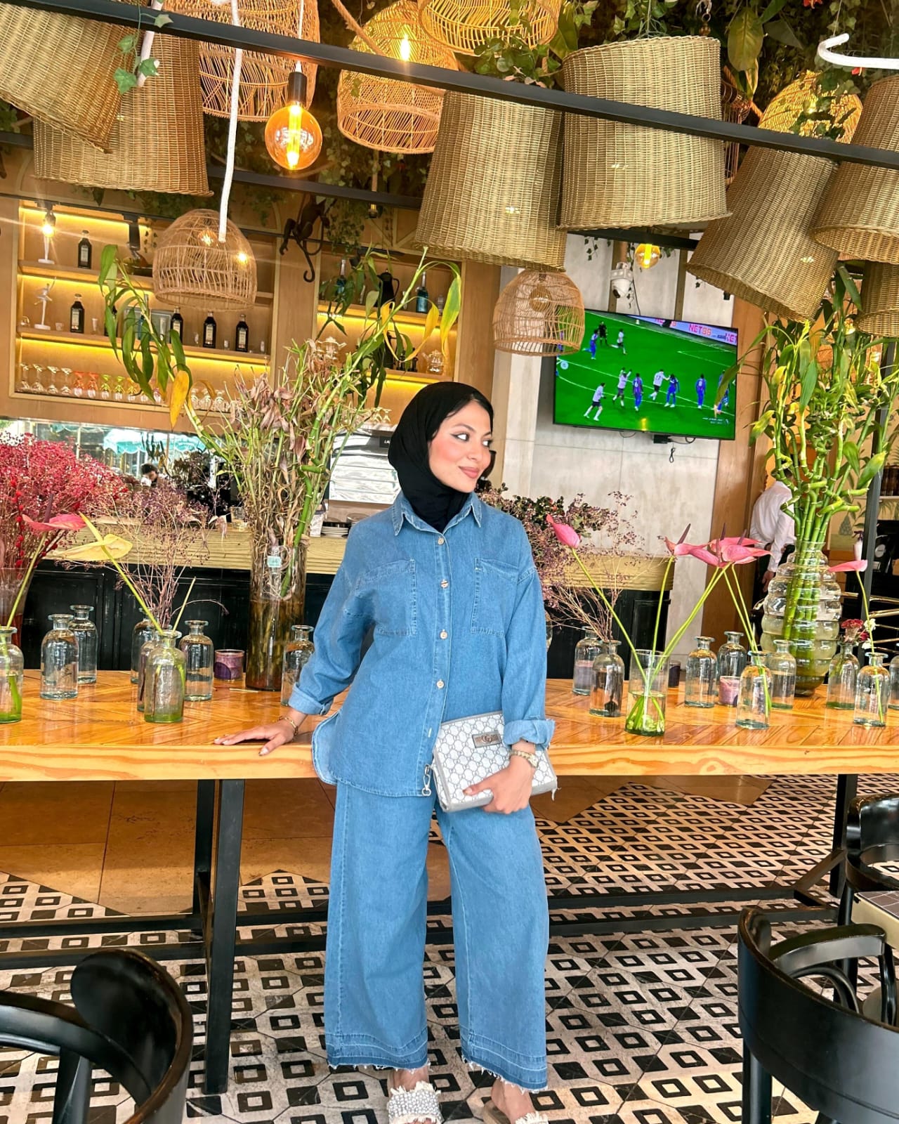 DENIM SUITE ( BLUE )