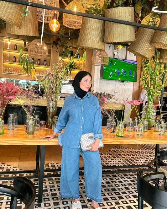 DENIM SUIT ( Blue )