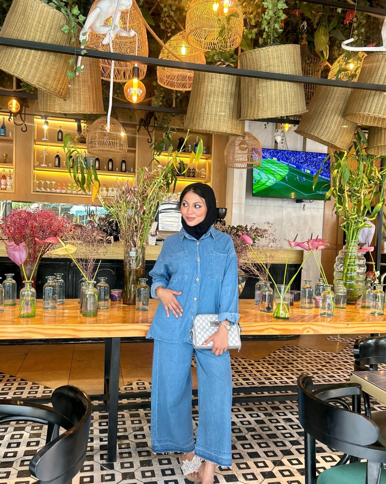 DENIM SUITE ( BLUE )