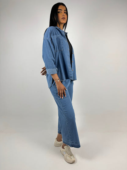 DENIM SUIT ( Blue )